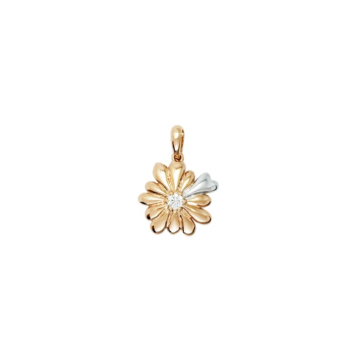 [PE3D1KD3O176(PE330870007)] Floral Love系列 鑽石墜飾