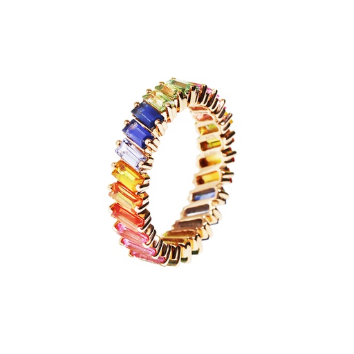 [RI3SADA3S067] Iris系列 彩色藍寶石戒指
