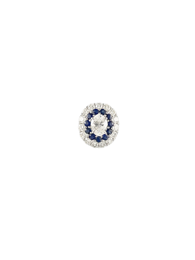 [PE1D4IL1P095(PE1004843)] Pirncesa系列 藍寶石鑽石墜飾