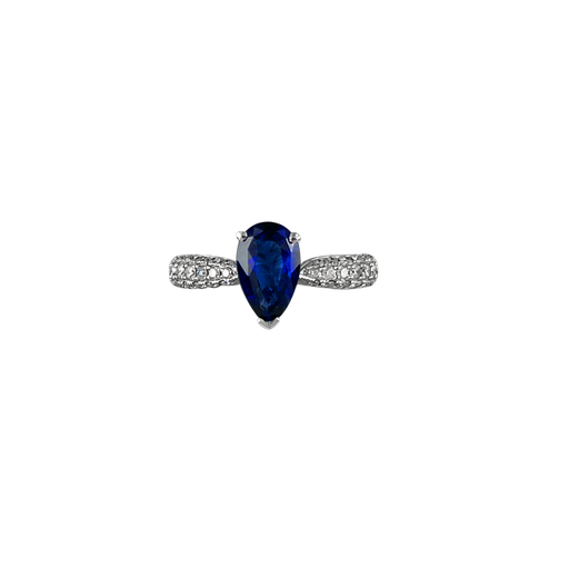 [RI1010811] GRS藍寶石1.83克拉鑽石戒指